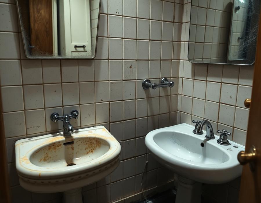 Bathroom repair — before