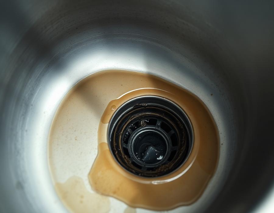 Drain cleaning — before