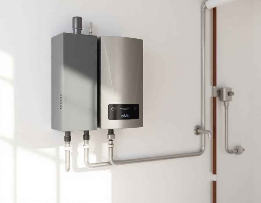 Water heater install — after