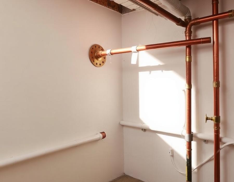 Pipe replacement — after